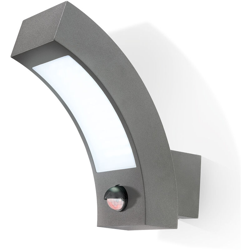 Esotec - Lampada a LED da parete per esterni con sensore, luce bianca fredda, 6000K, 330lm, 4,5 watt. Esterni. Lampada da parete 201508 precio