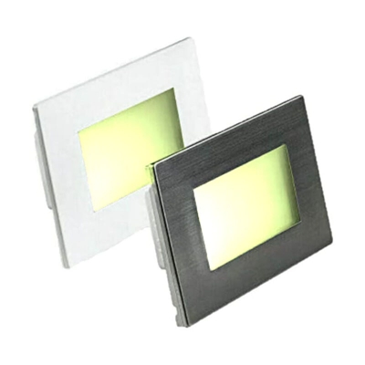 Wisdom - Segnapasso led rettangolare 6w luce calda 3000K