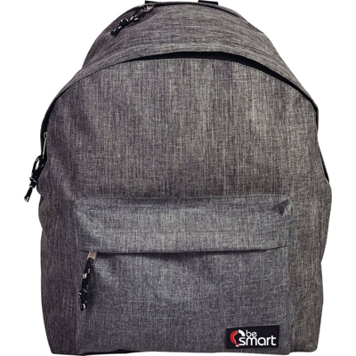 Zaino americano York per uscire scuola superiore media be Smart -Grigio