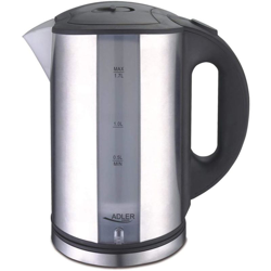 Bakaji - Bollitore Elettrico 1,7Lt 2000W Acqua Calda in Acciaio Cordless Senza Filo Adler características