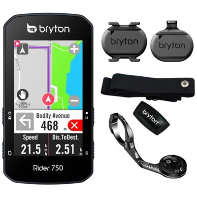 Rider 750t Ciclocomputer Con Hrm Sensori Di Velocità E Cadenza Ant Br750t