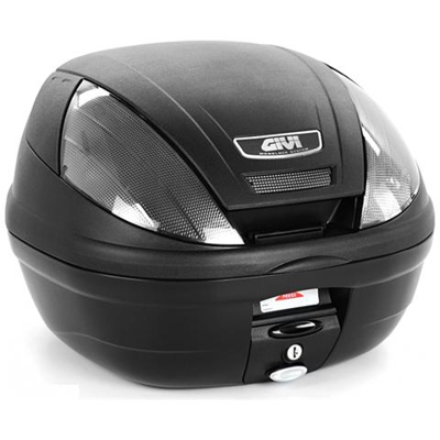 Bauletto E370 Monolock Con Piastra E Kit Universale Nero Goffrato