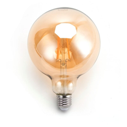 FSL - lampada globo led filamento 125 mm 220-240 volt 300° 8 watt A+ CE E27 ambra bianco caldo si lif flvg1258w22k27 precio