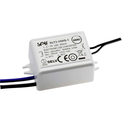 Self Electronics SLT3-700IS-1 Driver per LED Corrente costante 2.94 W 700 mA 2.0 - 4.2 V/DC adatto per mobili, non dimm