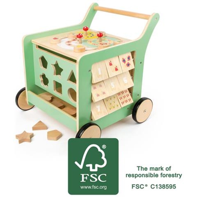 Carrello In Legno Primi Passi ''''move It!'''' Legler