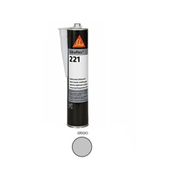SIKA 221 SIKAFLEX ADESIVO SIGILLANTE CARTUCCIA 300ML BIANCO,NERO,GRIGIO Grigio chiaro precio