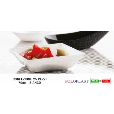 Bighouse It - MINI DESSERT VANITY MINI CF.25 PZ. CC.70 BIANCO