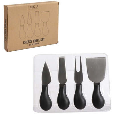 Peragashop - SET 4 COLTELLI DA FORMAGGIO ACCESSORI DA CUCINA