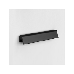 Maniglia con linee essenziali arrotondate - 140 mm - Laccato nero precio