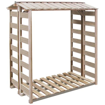 Deposito Per Legname Capanno 150x100x176 Cm Pino Impregnato