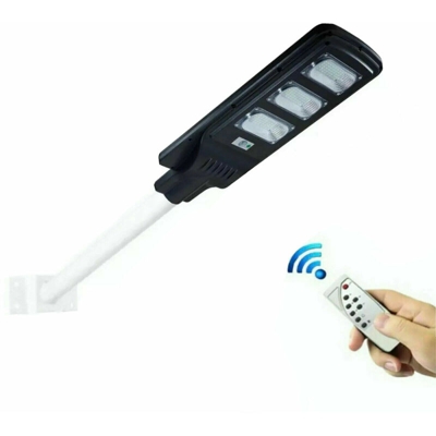 Lampione led slim solare 30w luce fredda 6500K