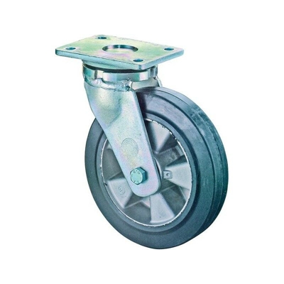 Roulette 160 Millimetri Rr100.B80Platteelastik Nero S Kl Rr100.B80.160