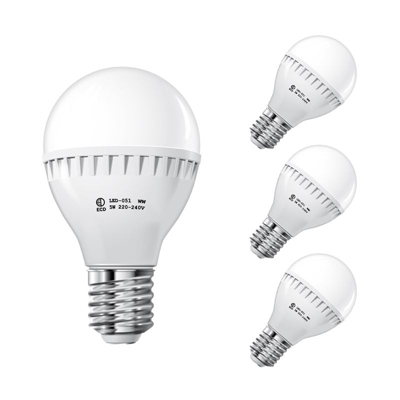 ECD Germany 3 x LED 5W E27 2800 Kelvin Lampada Luce Bianca Calda Angolo del fascio 270 ? 335 Lumen 220-240 V Sostituisce una Lampada a Incandescenza