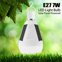 Lampadina LED alimentata a pannello solare 5pcs, lampada da campeggio esterna portatile da campeggio 7W luce notturna di emergenza características
