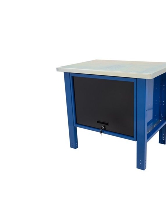 Tecnolam - Banco da lavoro werkmeister 1000 Cassettone centrale con anta - piana in Legno