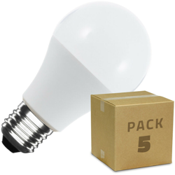 Pack 5 Lampadine LED E27 A60 7W Bianco Naturale 4000K - 4500K en oferta