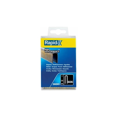 Rapid 40303095 No. 606 Graffe a Dorso Stretto 25 mm, Acciaio