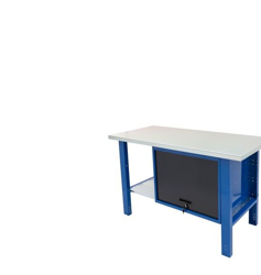 Tecnolam - Banco da lavoro Werkmeister 1500- cassettone con anta basculante - piana in Legno en oferta