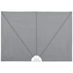 Tenda Laterale per Terrazza Pieghevole Grigio 400x200 cm precio