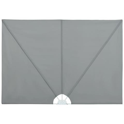 Tenda Laterale per Terrazza Pieghevole Grigio 400x200 cm
