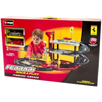 Garage per Auto Ferrari 1:43 - Multicolore - Bburago