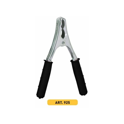 PINZA PINZE PER CAVI BATTERIA GANASCIA GANASCE CON IMPUGNATURA NERA ROSSA-925 NERA 925 NERA - Zeca