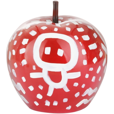 Decorazione A Forma Di Mela B. Simo, 19,5x20,5x19,5 Cm Rosso