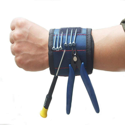 Braccialetto magnetico con 10 potenti magneti per tenere viti, chiodi, viti, forbici, punte da trapano, miglior strumento regalo per tuttofare precio