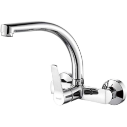 M16326 - Griferia de Cocina de Pared Latón,Plata - Ibergrif en oferta