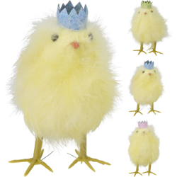 Peragashop - PULCINO 20 CM GIALLO ACCESSORI DECORO CASA INTERNI ESTERNI PASQUA ARREDO precio