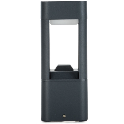 Lampada Da Pavimento LED Exterior IP54 120x300mm 10W Grigio Alluminio + PC [SL19-C001A_G-WW] | Bianco Caldo (SL19-C001A_G-WW)