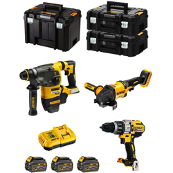 DeWALT Kit FVK381T3HD-QW 54V/18V (DCH333 + DCD996 + DCG414 + 3 x 6,0 Ah + DCB118 + 2 x TSTAK II + TSTAK VI) en oferta