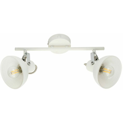 Etc-shop - Plafoniera intelligente da parete lampada dimmerabile vetro cromato spot app mobile controllo del telefono cellulare in un set che include en oferta