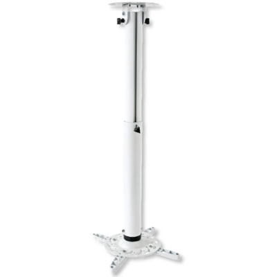 Supporto a Soffitto per Proiettori Estensione 500-770 mm Bianco - Techly