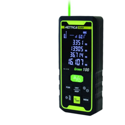Metrica Green 100 Distanziometro Laser Verde Misuratore Metro Distanza Digitale en oferta