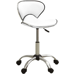 vidaXL Sgabello da Salone Spa Bianco in Similpelle - Bianco precio