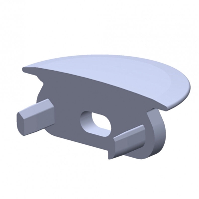 Tappo Di Chiusura Profilo Genere ECO P02 | Plastica - Nero - Con Pero (LL-12-1194-00)