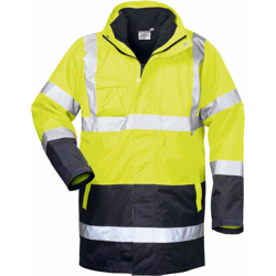 Safestyle - Parka Alta Visibilità Spencer Size 2Xl, Giallo / Blu Marino en oferta