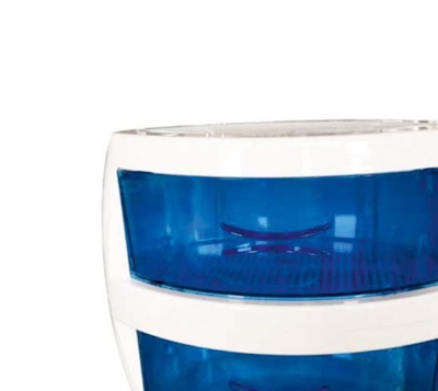 Sterilizzatore a luce ultravioletta con doppia vasca