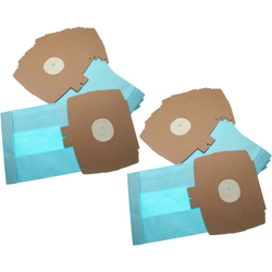 10 sacchetti carta compatibile con Elektro Helios 358, 360, ES 360 S, ES360S, U 358, Z 355 aspirapolvere 26.1cm x 15.05cm - Vhbw precio