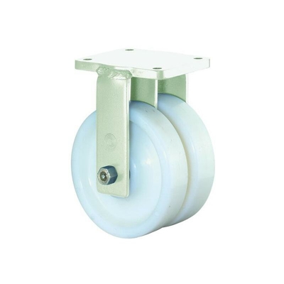 Duplex Rullo 125 Millimetri Piastra S110.B15 Plastica Bianca Kl S110.B15.126