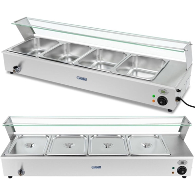 Scaldavivande con Rubinetto di Scarico Bagnomaria - Royal Catering