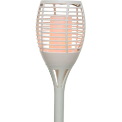 Peragashop - LAMPADA SOLARE TORCIA BIANCA CON FIAMMA D.12X62,5 CM BIANCO CALDO ACCESSORI GIARDINO ESTERNO características