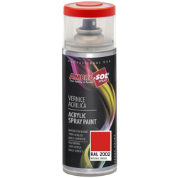 Smalto Spray Acrilico Multiuso 400 ml RAL 2002 arancio sangue - Ambrosol en oferta