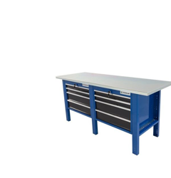 Tecnolam - Banco da lavoro Werkmeister 2000 2 moduli da 4 Cassetti (720*615*565) Piana in ferro características