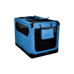 Trasportino morbido pieghevole per animali domestici, alta qualitÃ , 1 m, Blu - Amazon Basics características