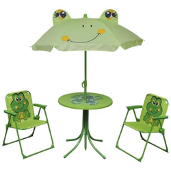 Set Mobili Da Giardino Per Bambini 4 Pezzi Verde características
