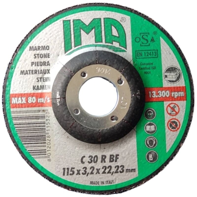 IMA - DISCO DA TAGLIO PIASTRELLE MARMO E PIETRA PER SMERIGLIATRICI 115x3,2 mm