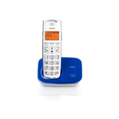 Bravo Gold 2 Telefono DECT Blu, Bianco Identificatore di chiamata - Brondi