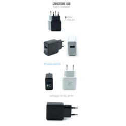 -senza Marca/generico- - 1 PZ Di CARICATORE CON SINGOLA USB 220V 9V FAST CHAR en oferta